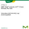 Виала ABC Vial™, 0.3 мл LVI™, резьба 9 мм, 100 шт.
