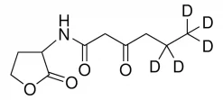 N-(β-Кетокапроил-5,5,6,6,6-d5)-DL-гомосеринлактон, аналитический стандарт