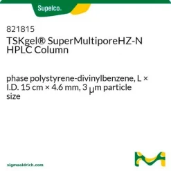 Колонка TSKgel SuperMultiporeHZ-N для ВЭЖХ, полистирол-дивинилбензол, 15 см × 4,6 мм, 3 мкм