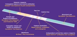 Hi-Flow™ Plus мембрана 65, нитроцеллюлозная, 4 mil подложка, 25 мм × 100 м