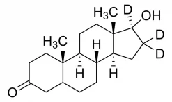 5α-Дигидротестостерон-D3 (16,16,17-D3) раствор, 100 мкг/мл в метаноле, сертифицированный стандарт