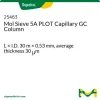 Капиллярная колонка Mol Sieve 5A PLOT для ГХ, 30 м × 0,53 мм, толщина плёнки 30 мкм
