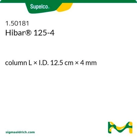 Колонка Hibar® 125-4 для ВЭЖХ, L × I.D. 12.5 см × 4 мм
