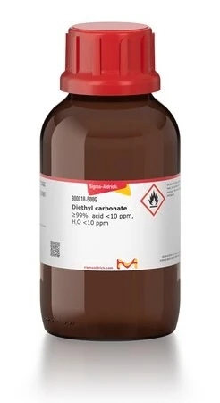 Диэтилкарбонат, аккумуляторный, ≥99%, кислота <10 ppm, H2O <10 ppm