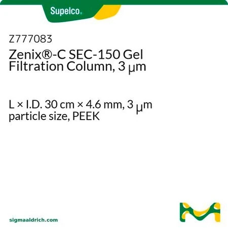 Колонка для гель-фильтрации Zenix-C SEC-150, 3 мкм, 30 см × 4,6 мм, PEEK