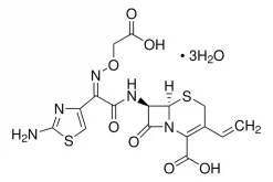Цефиксим тригидрат, для микробиологии, ≥98.0% (HPLC)