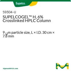 Колонка SUPELCOGEL H, 6% сшитая, для ВЭЖХ, 9 мкм, 30 см × 7,8 мм