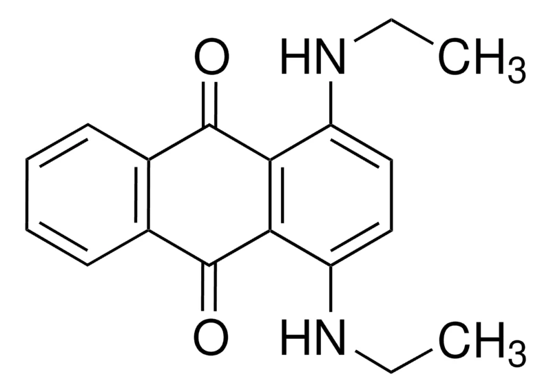 Сольвент Блю 59 (1,4-бис(этиламино)-9,10-антрахинон), содержание красителя 98%