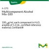 Многокомпонентная смесь спиртов Mix-100, 100 мкг/мл каждого компонента в H2O, ампула 1.2 мл, сертифицированный