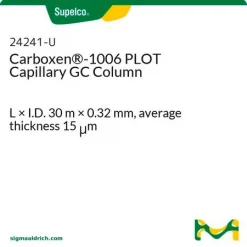 Капиллярная колонка Carboxen-1006 PLOT для ГХ, 30 м × 0,32 мм, толщина плёнки 15 мкм