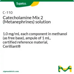 Смесь катехоламинов 2 (метанефрины), раствор, 1.0 мг/мл каждого компонента в метаноле, ампула 1 мл, сертифицированный