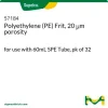 Полиэтиленовый (ПЭ) фит, пористость 20 мкм, для SPE-колонки 60 мл, упаковка 32 шт.
