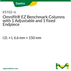 Колонка Omnifit EZ Benchmark с одним регулируемым и одним фиксированным наконечником, 6.6 мм × 150 мм