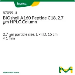 Колонка BIOshell A160 Peptide C18, 2.7 мкм, 15 см × 1 мм