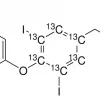 L-Тироксин-13C6 раствор, 100 мкг/мл в метаноле с 0.1N NH3, ампула 1 мл, сертифицированный стандарт, Cerilliant