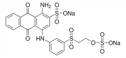 Ремазоловый ярко-синий R (Reactive Blue 19), антрахиноновый краситель
