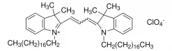 1,1'-Диоктадецил-3,3,3',3'-тетраметилиндокарбоцианина перхлорат (DiI), BioReagent, ≥98.0% (TLC)