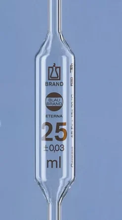 Мерная пипетка BRAND BLAUBRAND ETERNA, класс AS, калиброванная на слив, объем 50 мл