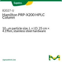 Колоночная HPLC Hamilton PRP-X200, 10 мкм, 25 см × 4,1 мм, нержавеющая сталь