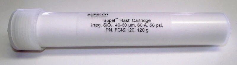 Supel™ Flash-картридж, силикагель, 40–63 мкм, 120 г, для систем Isco и Analogix