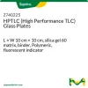 Стеклянные пластины для ВЭТСХ (HPTLC), 10×10 см, силикагель 60, полимерное связующее, флуоресцентный индикатор