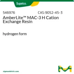 AmberLite™ MAC-3 H катионообменная смола, водородная форма