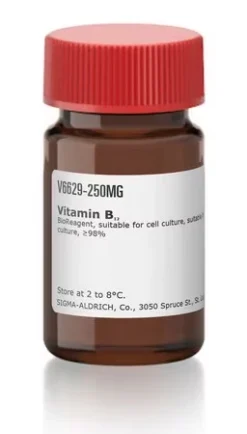 Витамин B12, цианокобаламин, BioReagent, ≥98%