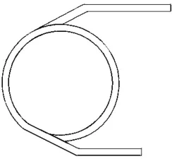 Пустая стеклянная колонка для ГХ, для Agilent 5880, 5890, 6890, 7820, 7890 (конфигурация A), 6.0 фут × 1/4 дюйма × 4.0