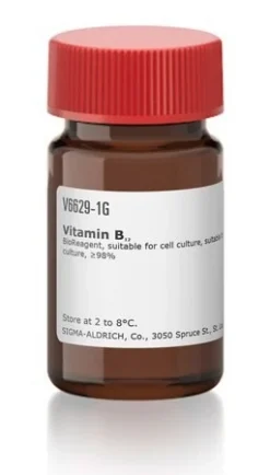 Витамин B12, цианокобаламин, BioReagent, ≥98%