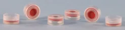 Крышки для флаконов с отрывным кольцом, полипропиленовое уплотнение, PTFE/силикон (со звездообразным рисунком), резьба