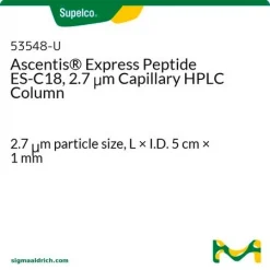 Колоночная ВЭЖХ Ascentis Express Peptide ES-C18, 2.7 мкм, капиллярная, 5 см × 1 мм