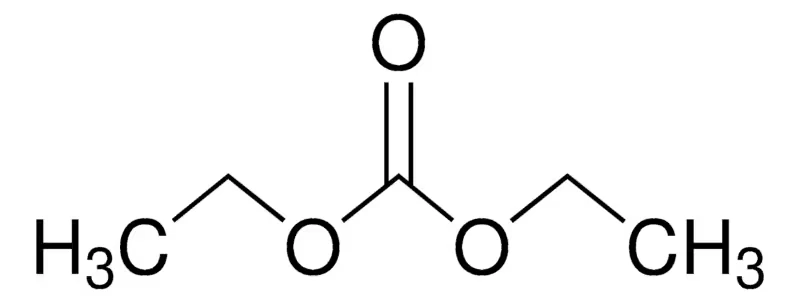 Диэтилкарбонат, аккумуляторный, ≥99%, кислота <10 ppm, H2O <10 ppm