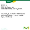 Шприцы SGE для автосемплера PerkinElmer Autosystem, 5 мкл, 5F-PE-GT-0.63, игла 23 ga, 70 мм, LTN (фиксированная)