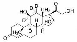Кортизол-D4 (9,11,12,12-D4) раствор, 100 мкг/мл в метаноле, сертифицированный стандарт
