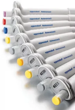 Дозатор пипеточный Eppendorf Reference 2, 12-канальный, переменный объем 30–300 мкл, оранжевый