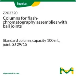 Колонка для флэш-хроматографии, стандартная, 100 мл, шлиф SJ 29/15