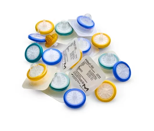 Шприцевой фильтр Millex™ PVDF, 0,22 мкм, 33 мм, стерильный, гидрофильный