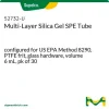 Многослойная колонка для ТФЭ с силикагелем, для EPA 8290, PTFE-фильтр, стекло, 6 мл, 30 шт.