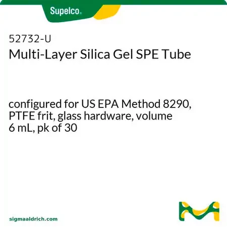 Многослойная колонка для ТФЭ с силикагелем, для EPA 8290, PTFE-фильтр, стекло, 6 мл, 30 шт.
